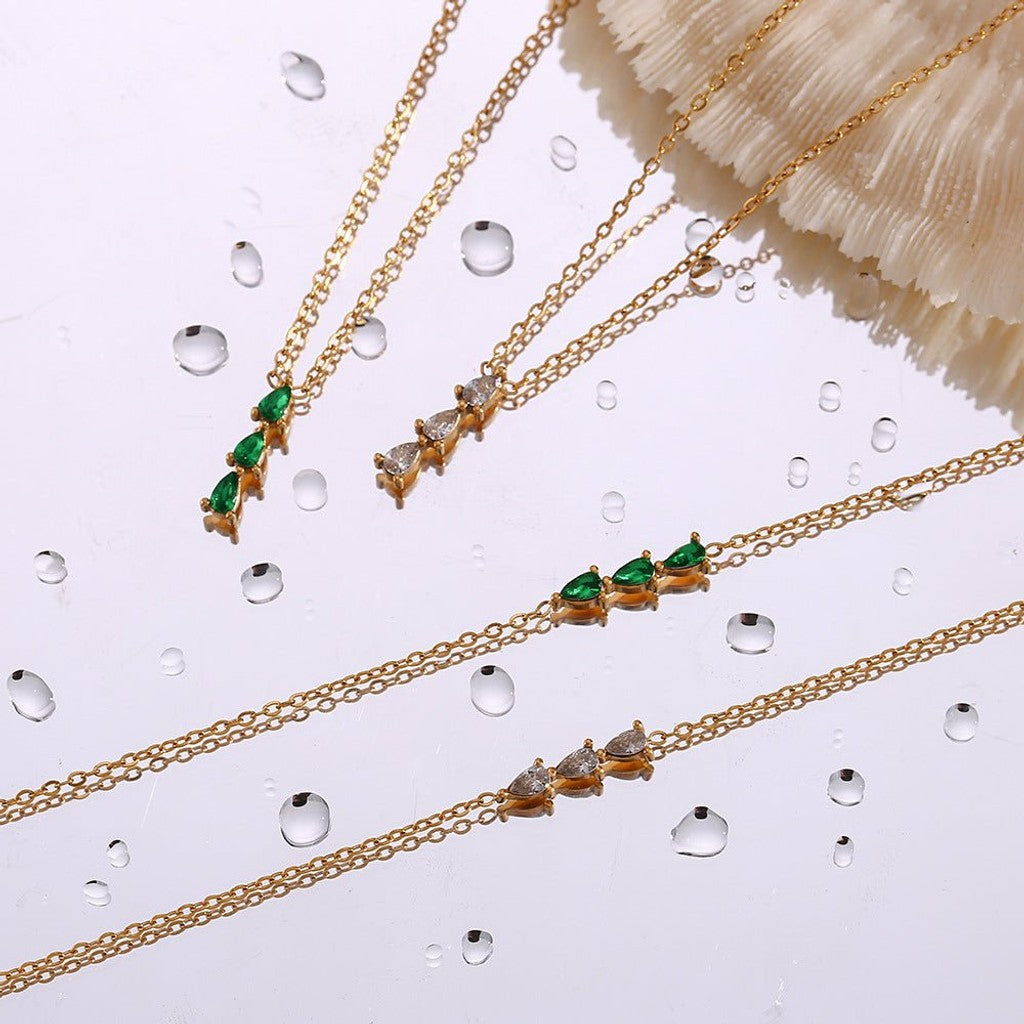 Alana Diamond Necklace in Gold — image 5
